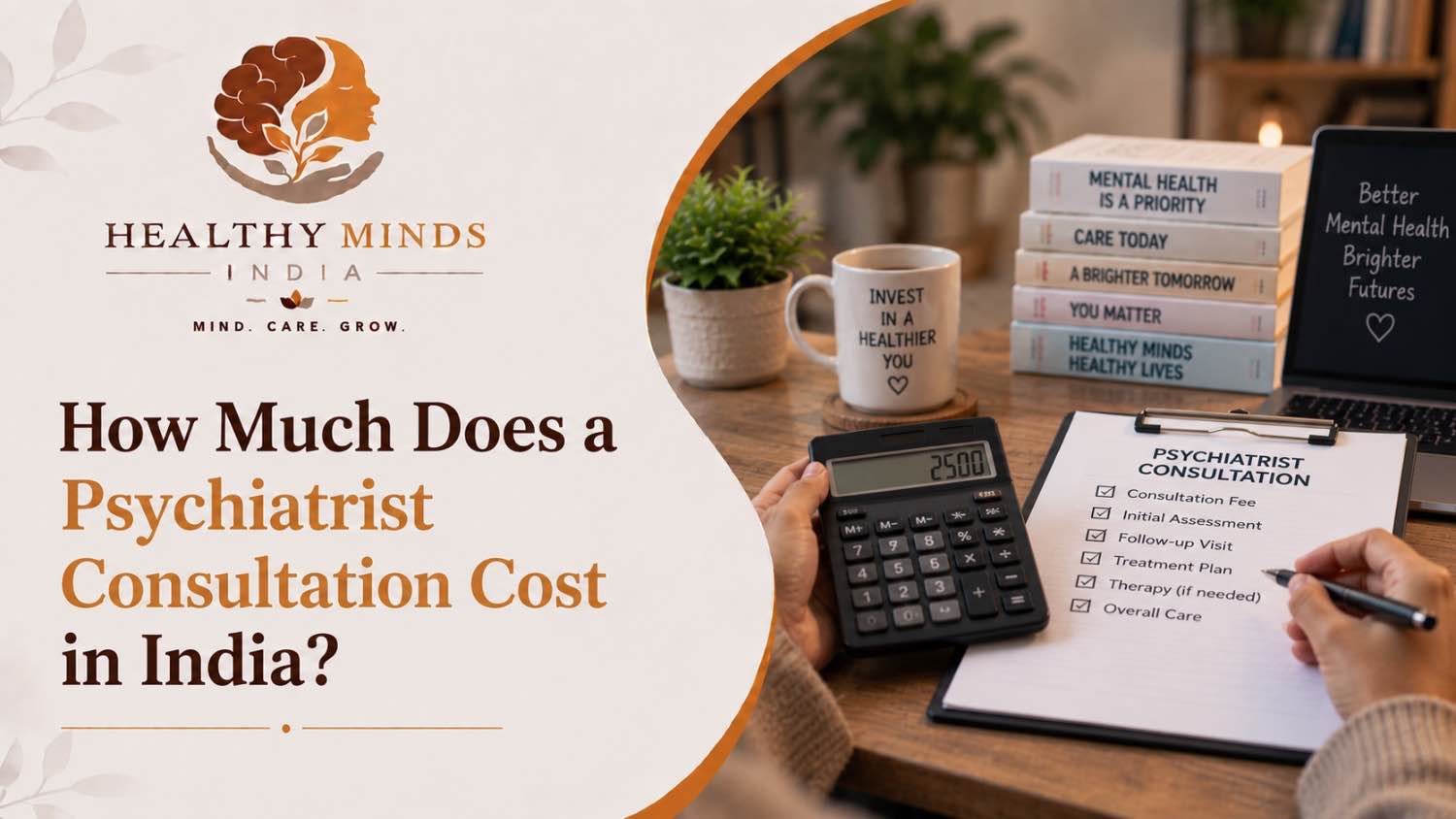 How Much Does a Psychiatrist Consultation Cost in India, Healthy Minds India